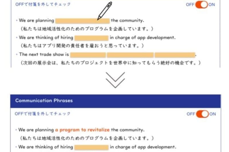 ビジネスシーンでの頻出フレーズを身につける