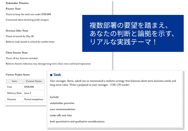 Writing添削のイメージ
