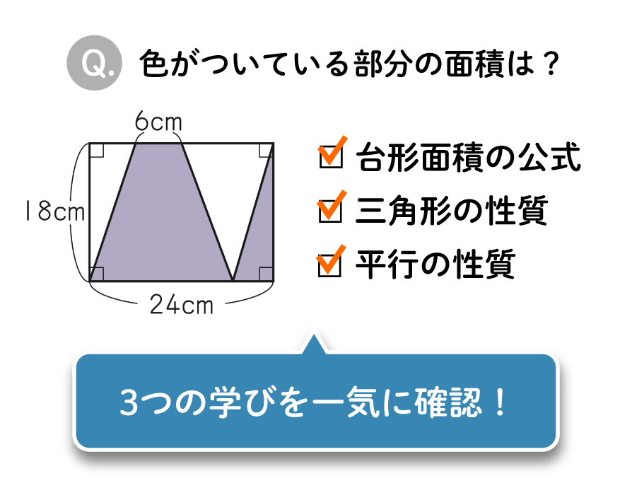 １問解くだけで複数の学びを得られる