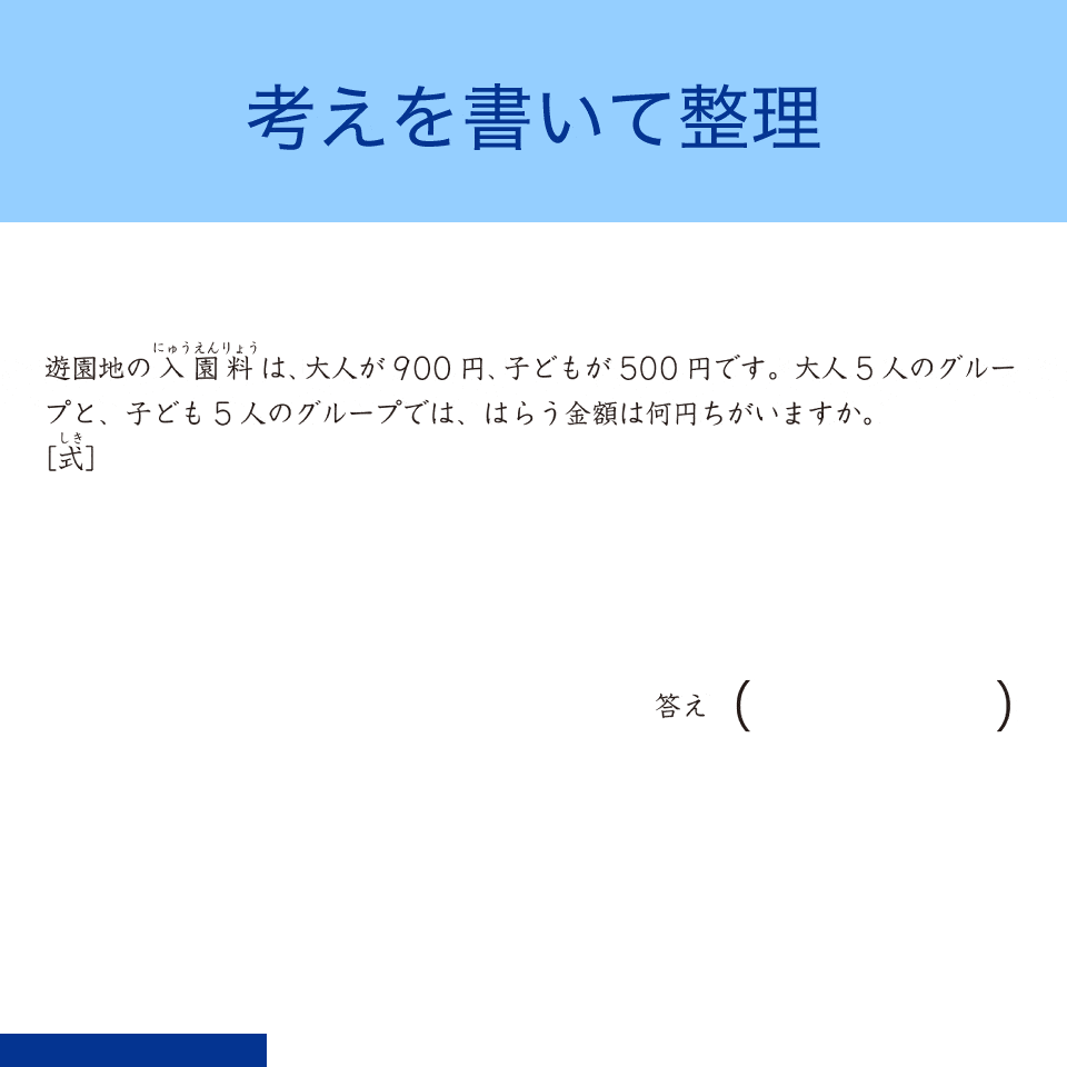 考える力を育む問題