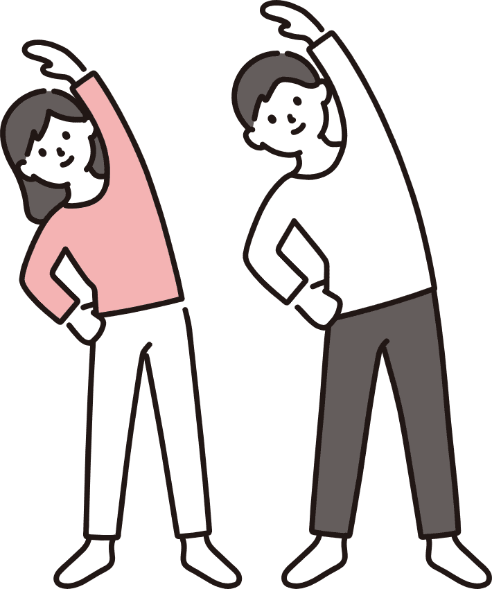 体操をする人