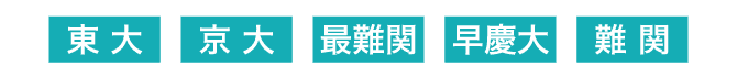 東大・京大・最難関・早慶大・難関