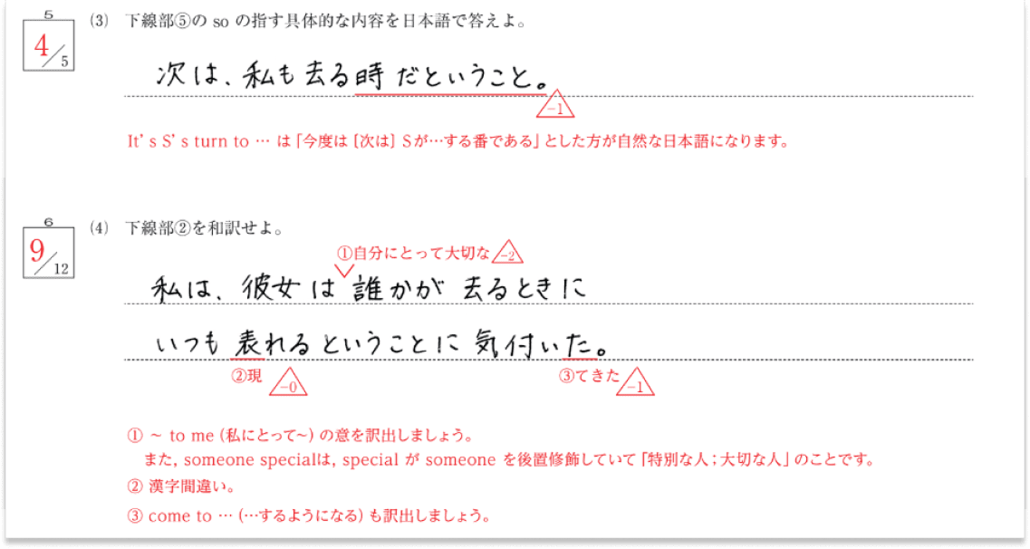 添削指導イメージ