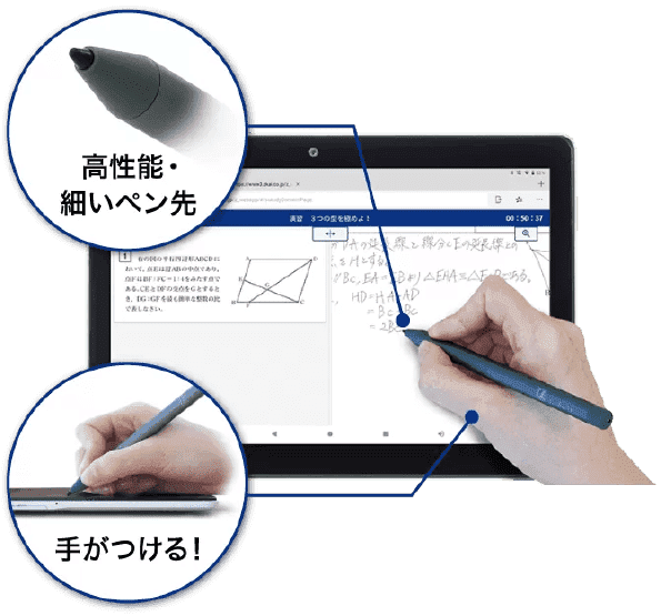 Z会オリジナルの専用タブレット