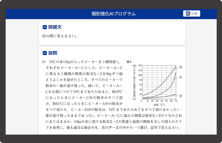 理科Ｚ会中高一貫コースならでは図表読み解き