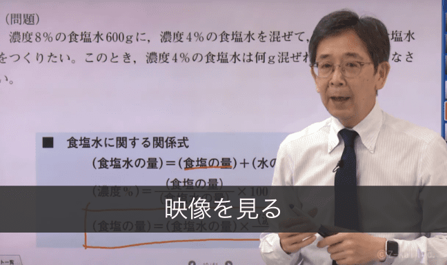 食塩水に関する文章題サムネイル