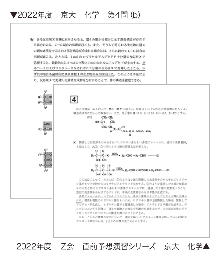 VH26-060 Z会 ZStudy 直前予想演習 京都大学 京大即応英語/文系数学/国語/世界史 添削問題編/解答解説編 テキスト2023 8冊 21S0D