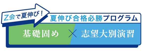 夏伸び必勝合格プログラム