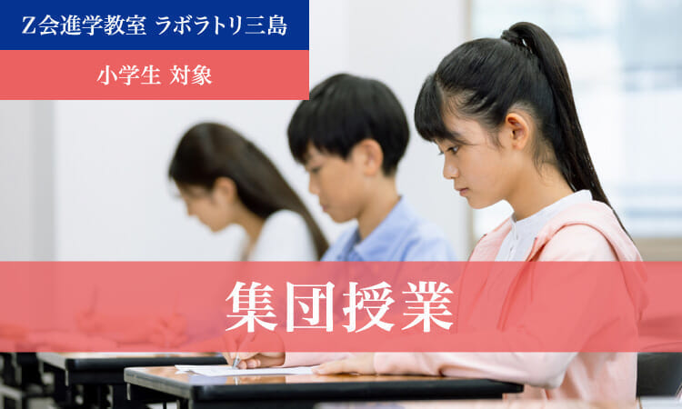 集団授業（2024年度 本科）｜Ｚ会進学教室 ラボラトリ三島　小学生