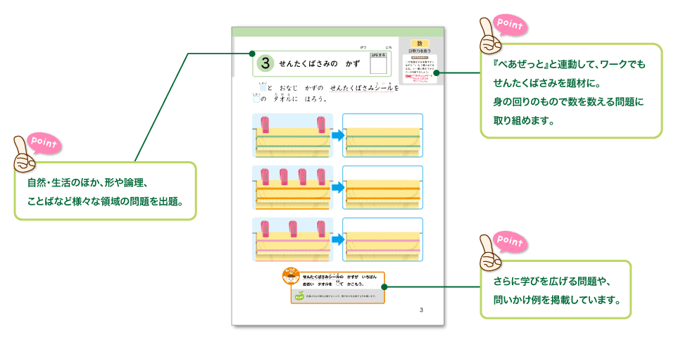 年少かんがえるちからワーク