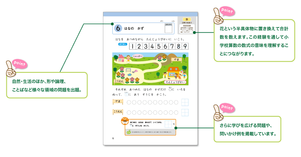 年長かんがえるちからワーク