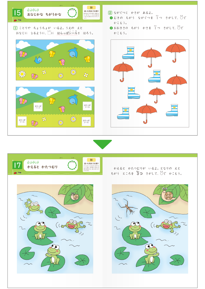 スモールステップの出題