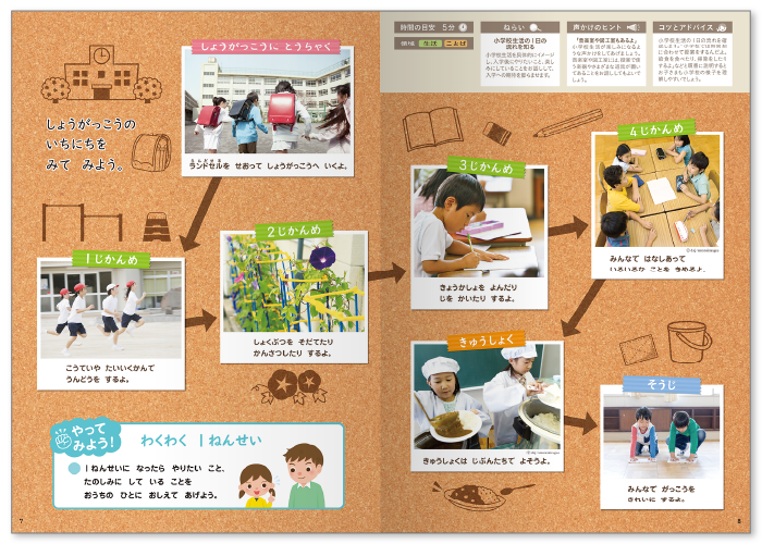 3月号・小学校生活の1日の流れを知る