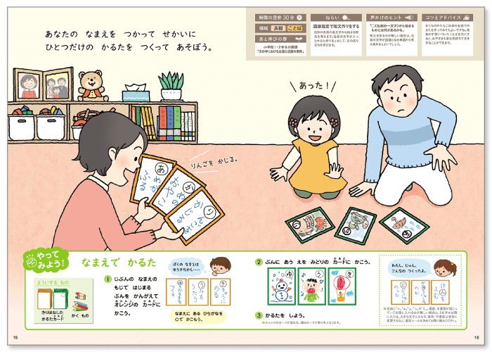 なまえで　かるた"