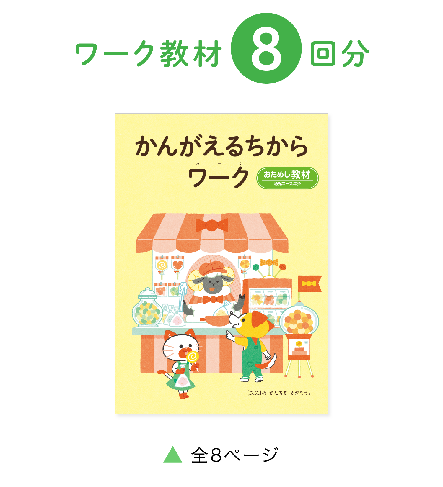 ワーク8回分（8ページ）