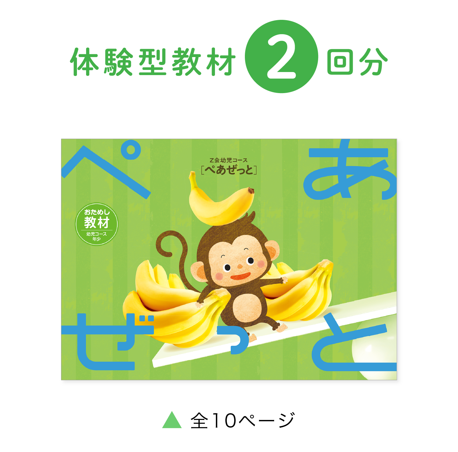 体験型教材2回分（10ページ）