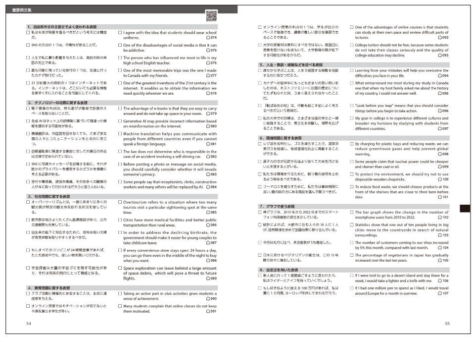 重要例文集