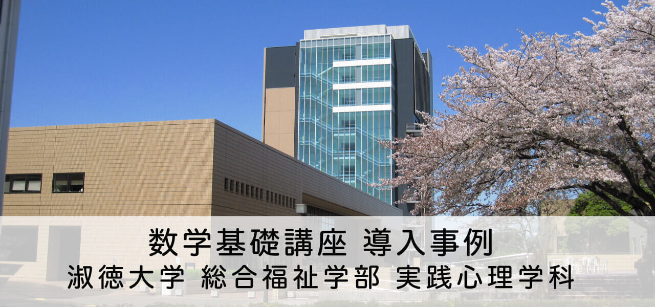 数学基礎講座 導入事例