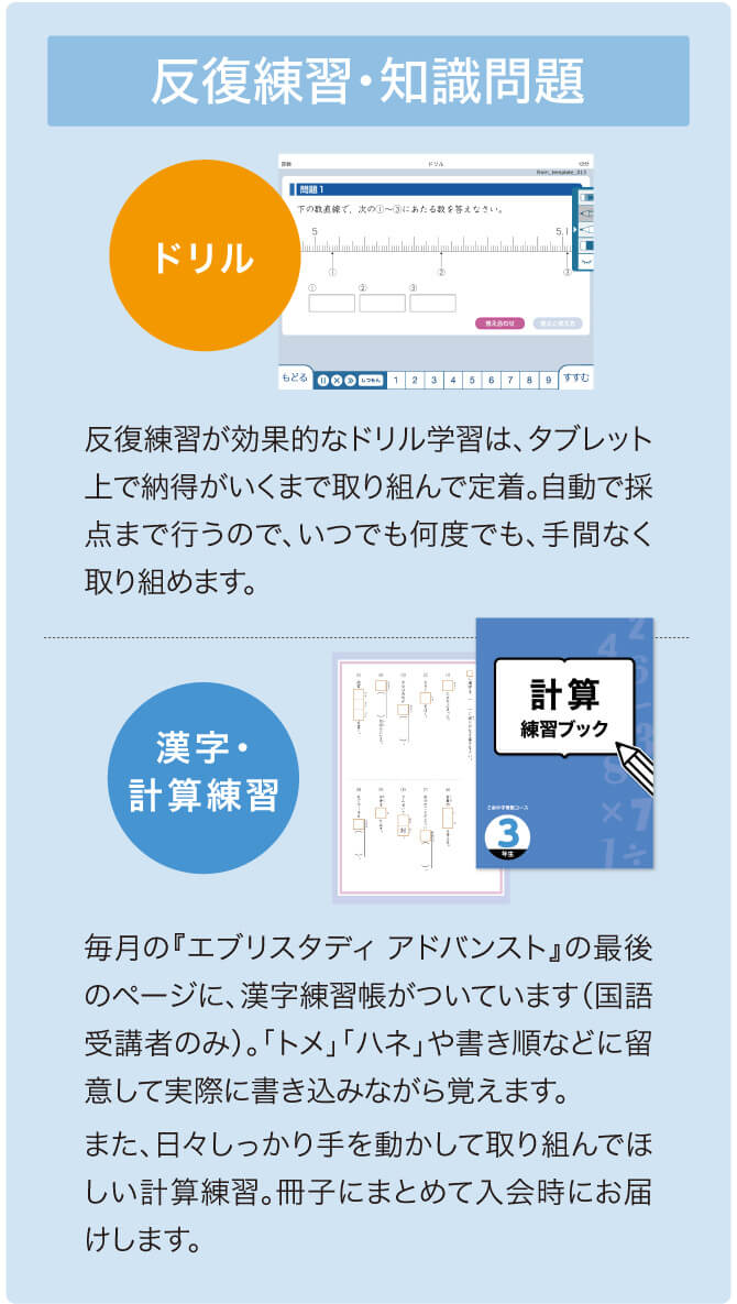 反復練習・知識問題