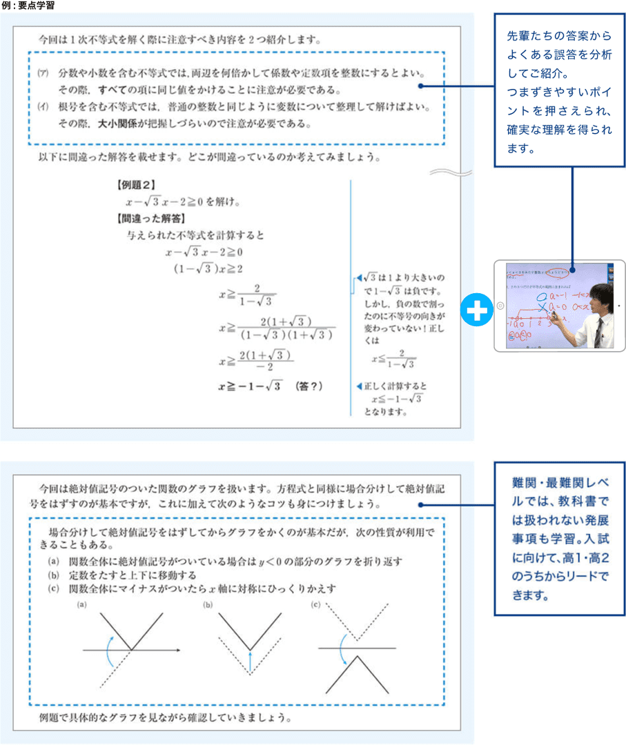 本科 高校コース 数学 ｚ会の通信教育 高1 高2生向け