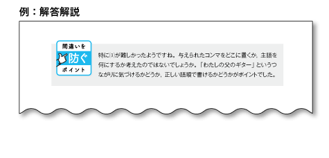 例:解答解説