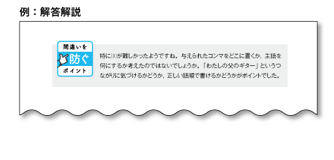 例:解答解説