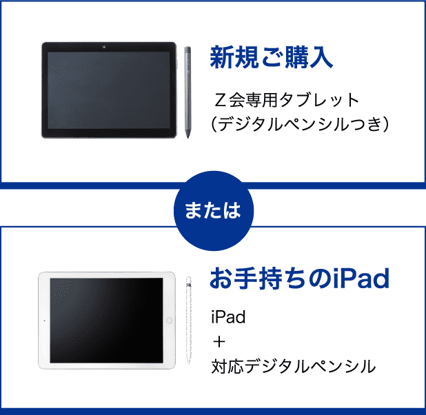 美品！Z会中学生講座タブレット　ガイド・充電器付き！