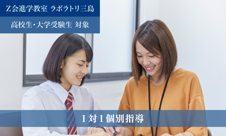 1対1個別指導（2023年度）｜Ｚ会進学教室 ラボラトリ三島　高校生