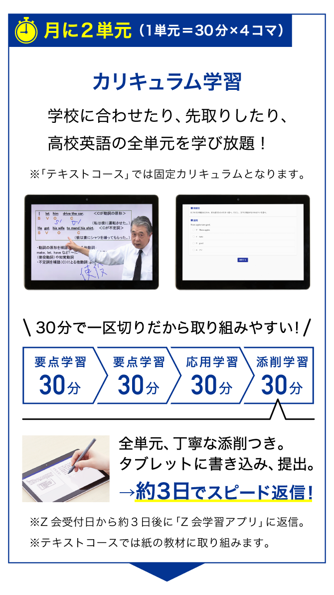 ｚ会の英語講座 高1 高2生 ｚ会の通信教育