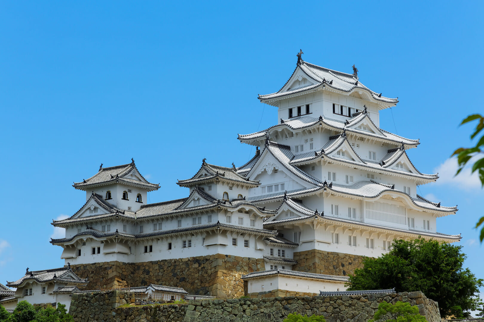 姫路城と青空