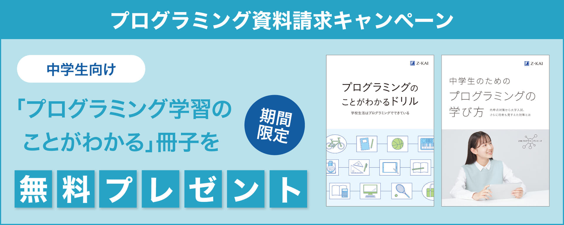 プログラミング資料請求キャンペーン
