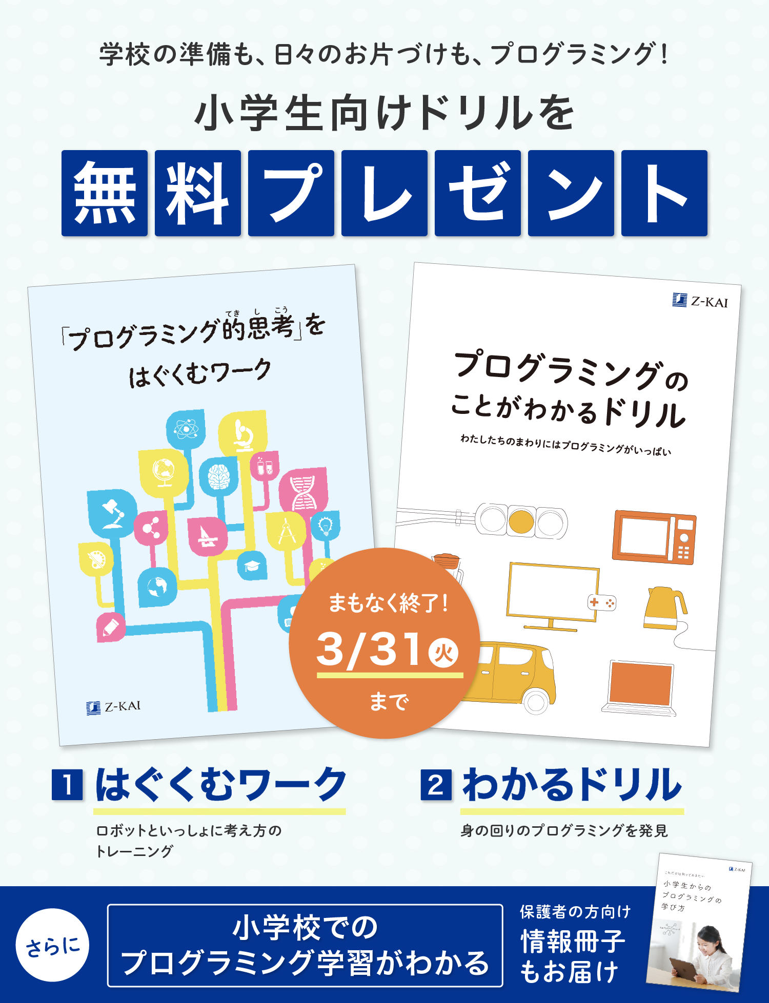 プログラミング資料請求キャンペーン